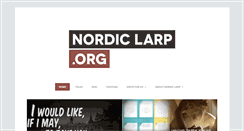 Desktop Screenshot of nordiclarp.org